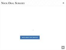 Tablet Screenshot of nockoralsurgery.com